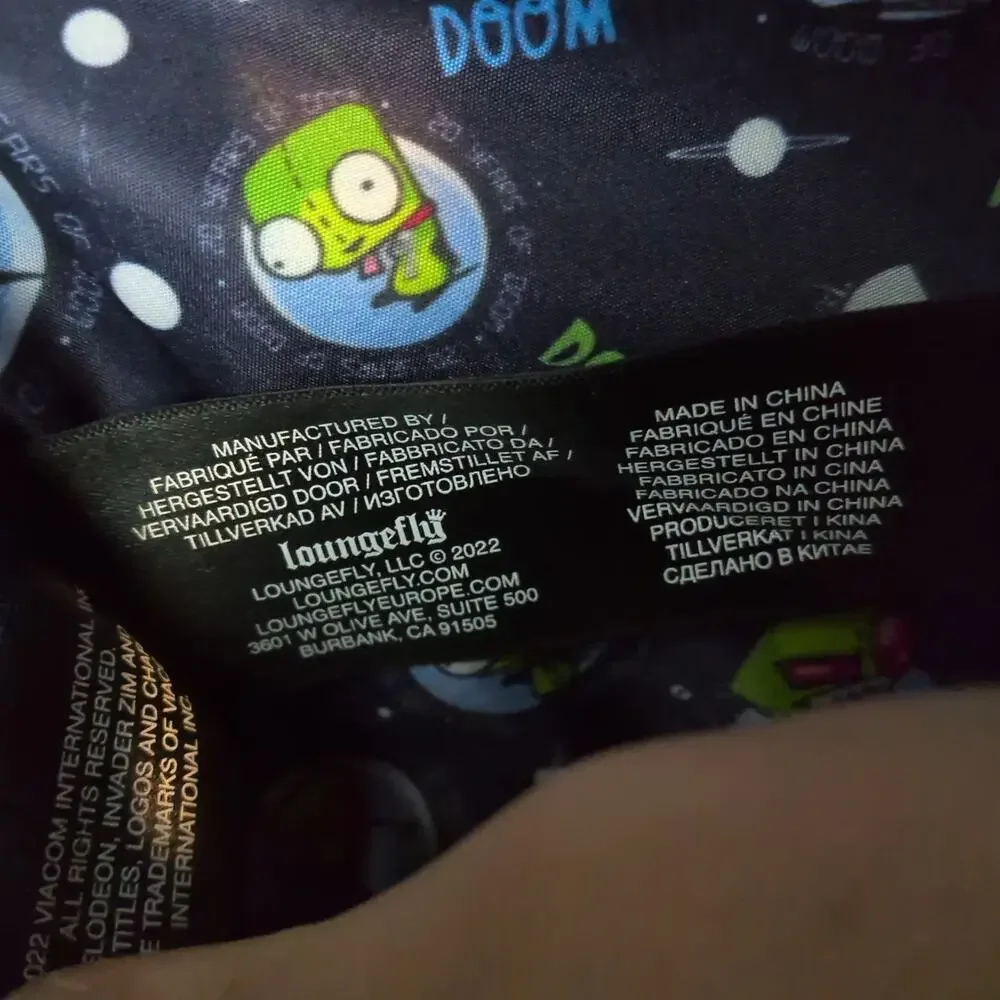 Loungefly Invader Zim Mini Backpack Gir Pig Stars Doom Nickelodeon Scenecore